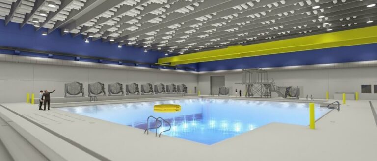 Federal Government - The unique indoor facility will give pilots an opportunity to experience a realistic environment that simulates a water survival scenario.