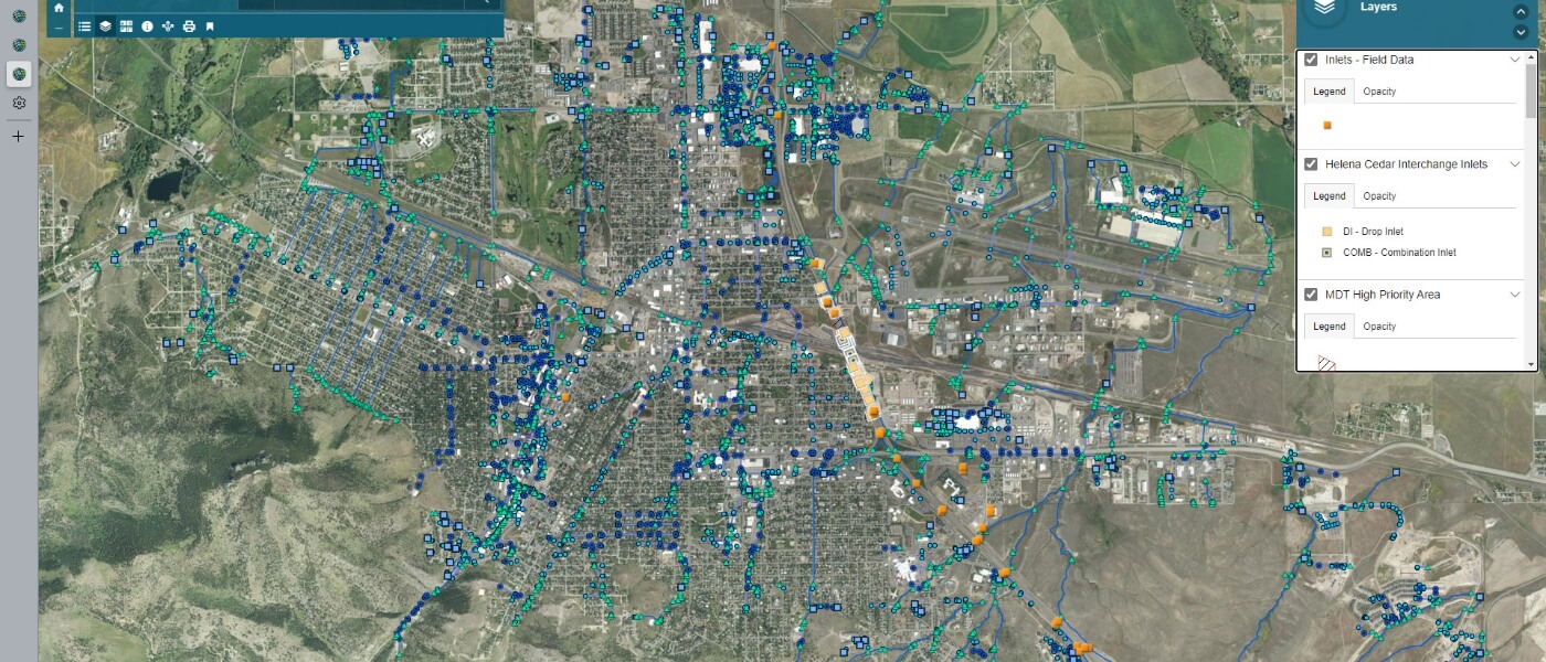 Information Management -Maps stormwater infrastructure features, transforms data, builds field data collection solutions