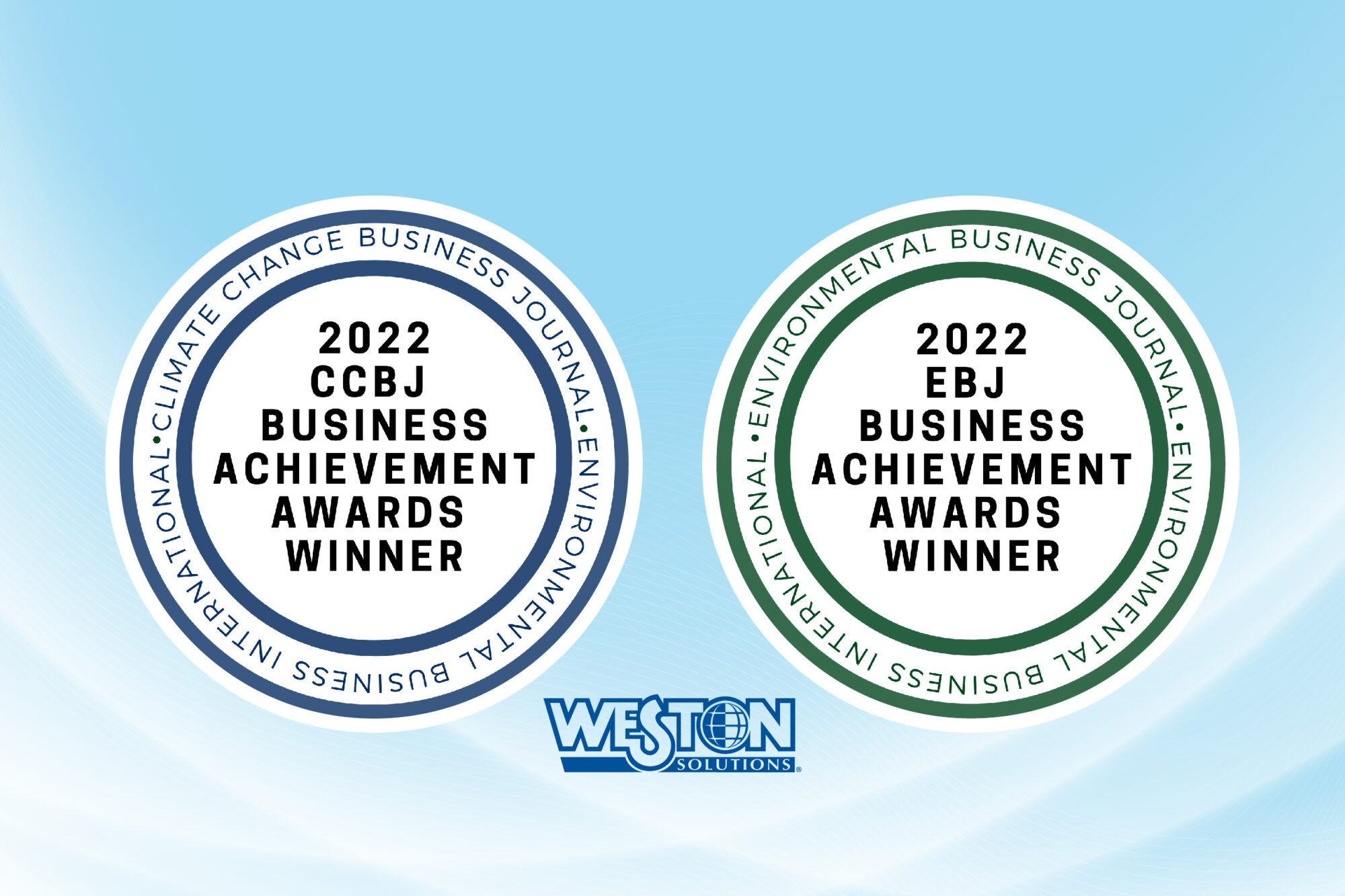 Weston Solutions, Inc. Receives Three 2022 EBJ Business Achievement